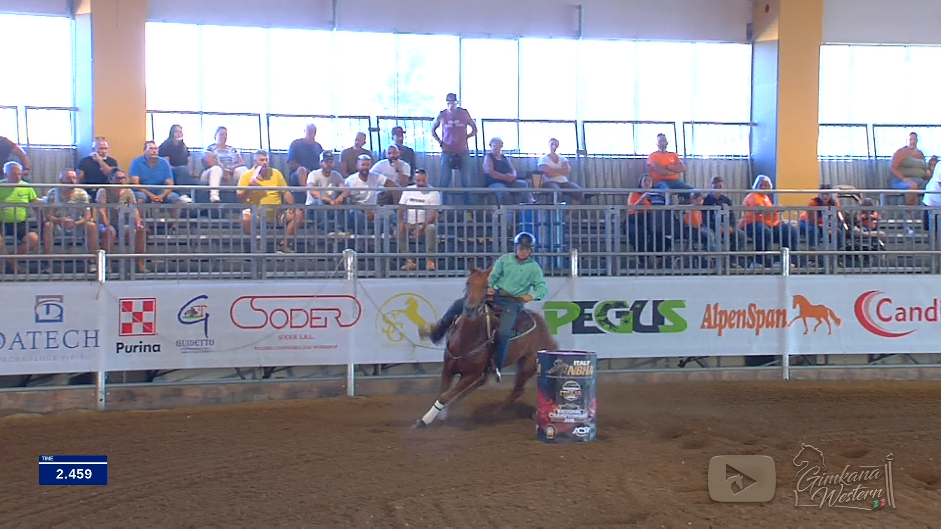 RECAP 2026 NBHA Coppa Italia 2026 + Nat Champ Y & J – BARREL RACING J – Y – OPEN – 2°GO